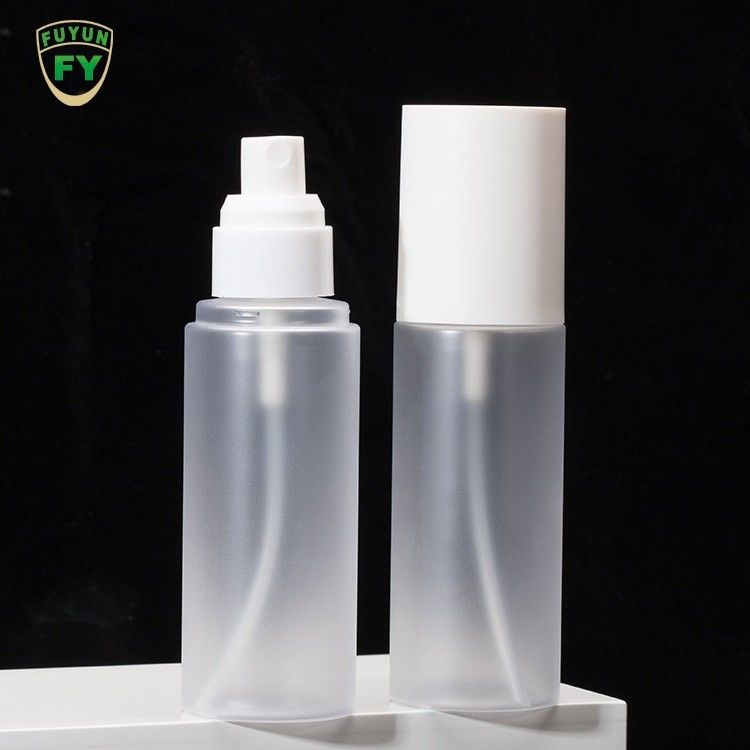 زجاجات مضخة بلاستيكية شفافة قابلة لإعادة الملء متجمد حجم السفر طباعة الشاشة السطحية