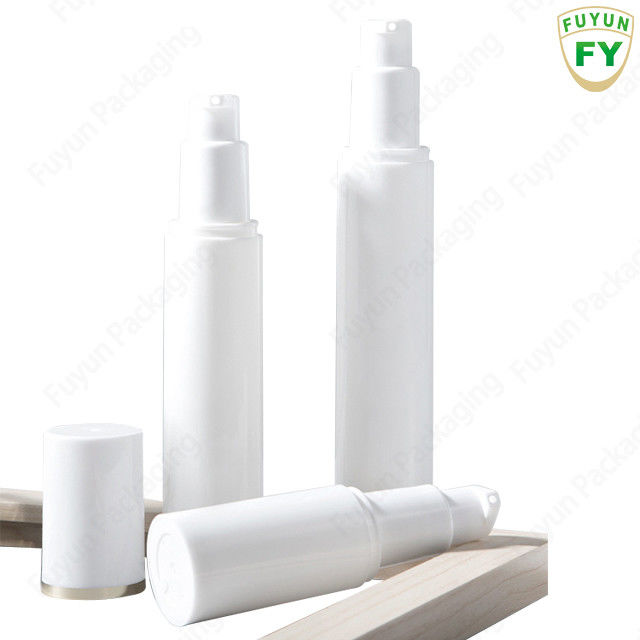 فارغة بيضاء 30 مل زجاجة مستحضرات التجميل مضخة سطح طباعة الشاشة البلاستيكية