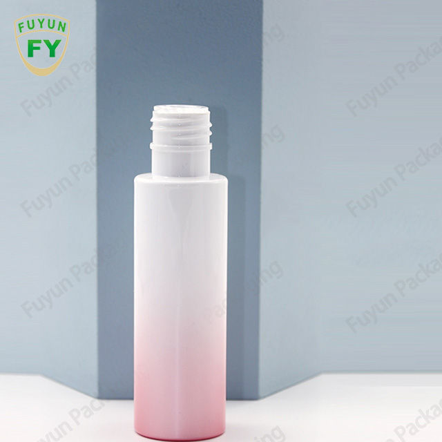 زجاجة بخاخ بلاستيكية بيضاء PET 60 مل 100 مل 120 مل لون متدرج