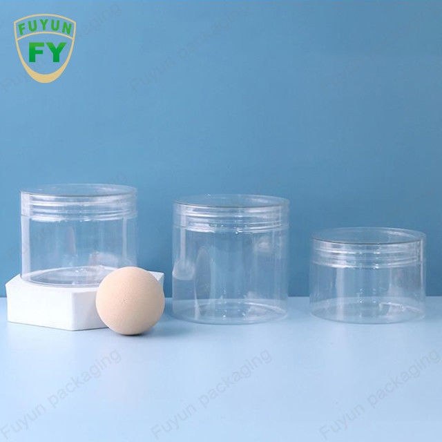 زبدة الفول السوداني الغذاء الصف BPA خالية من البلاستيك الجرار PET مع غطاء المسمار العلوي 100 مل 500 مل