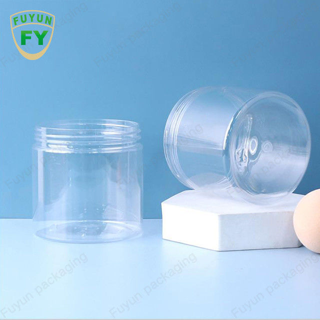 زبدة الفول السوداني الغذاء الصف BPA خالية من البلاستيك الجرار PET مع غطاء المسمار العلوي 100 مل 500 مل