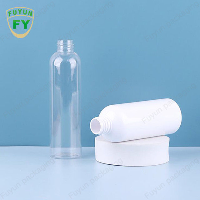 زجاجات مضخة بلاستيكية شفافة PET 100 مل مع نقل المياه طباعة نمط الخشب