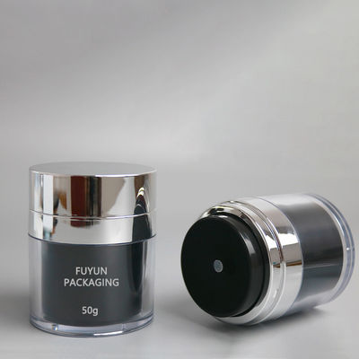 عبوة مستحضرات التجميل PMMA Airless القابلة لإعادة الملء 50 جم 15 جم 30 جم للكريم