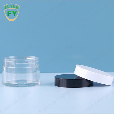 FUYUN 30ML 50ML الحيوانات الأليفة البلاستيك واضح واسعة الفم العين الوجه النوم الطين كريم جرة