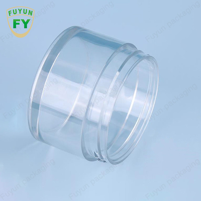 FUYUN 30ML 50ML الحيوانات الأليفة البلاستيك واضح واسعة الفم العين الوجه النوم الطين كريم جرة