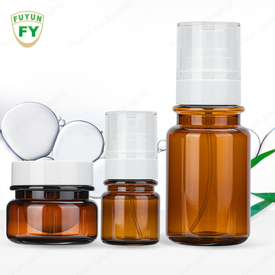 30g 40ml 60ml مصل زجاجات مضخة بلاستيكية مزدوجة الجدار PET جرة