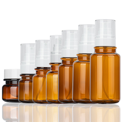 30g 40ml 60ml مصل زجاجات مضخة بلاستيكية مزدوجة الجدار PET جرة