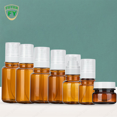 30g 40ml 60ml مصل زجاجات مضخة بلاستيكية مزدوجة الجدار PET جرة