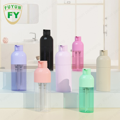 OEM البلاستيك صبغ الشامبو مضخة موزع زجاجة 300ML كروم