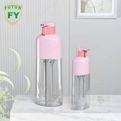 OEM البلاستيك صبغ الشامبو مضخة موزع زجاجة 300ML كروم